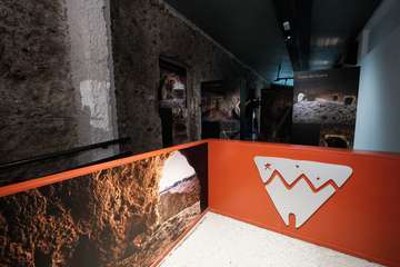 El Centro de Interpretación de Risco Caído, preparado para recibir a visitantes (Foto TA)